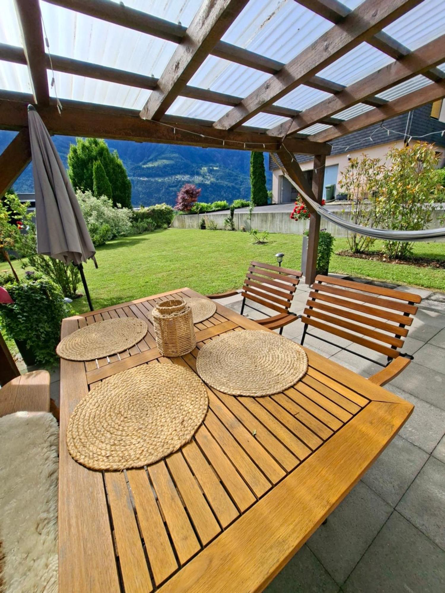 Garten-Wohnung Eschen Exterior foto